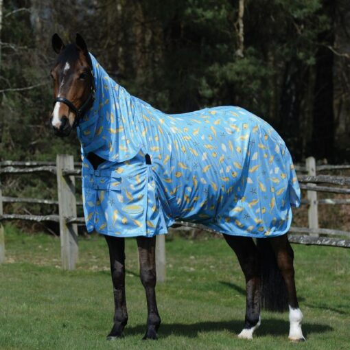 WeatherBeeta ComFiTec essential Mesh II combo neck med Søheste print